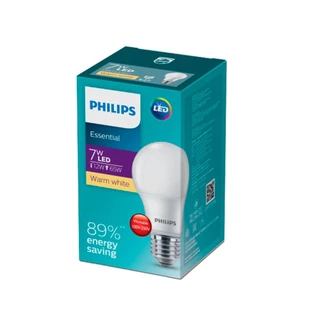 Philips Lighting หลอด Essential LED PHILIPS 7 วัตต์ Warm White E27 (3000K)