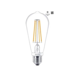 [Clearance] Philips Lighting LED สไตล์คลาสสิก หลอดไฟ 4 วัตต์ ขั้ว E27 ทรงชมพู่ สีวอร์มไวท์ (3000K)