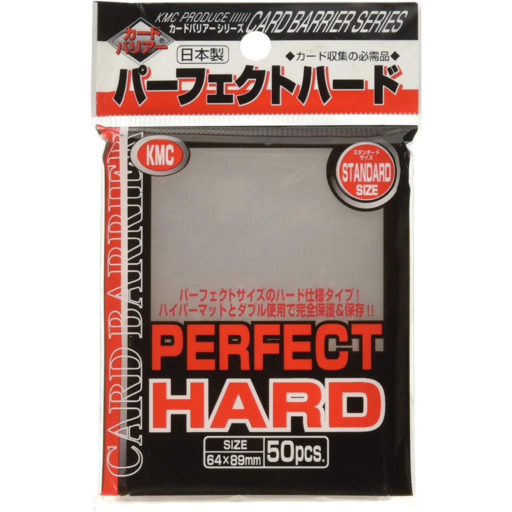 ซองใสใส่การ์ดศิลปิน,ไอดอลแบบกึ่งแข็งอย่างดีเพื่อปกป้องการ์ดของ KMC Perfect Size Sleeves ขนาด Small Size ของแท้จากญี่ปุ่น