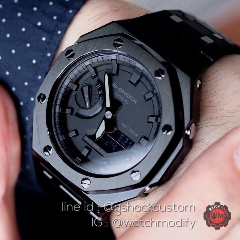 G-Shock Custom หน้าAPรุ่นใหม่อัพLevelเหมือนAPที่สุด กับรุ่นGa-2100 ประกันcentral