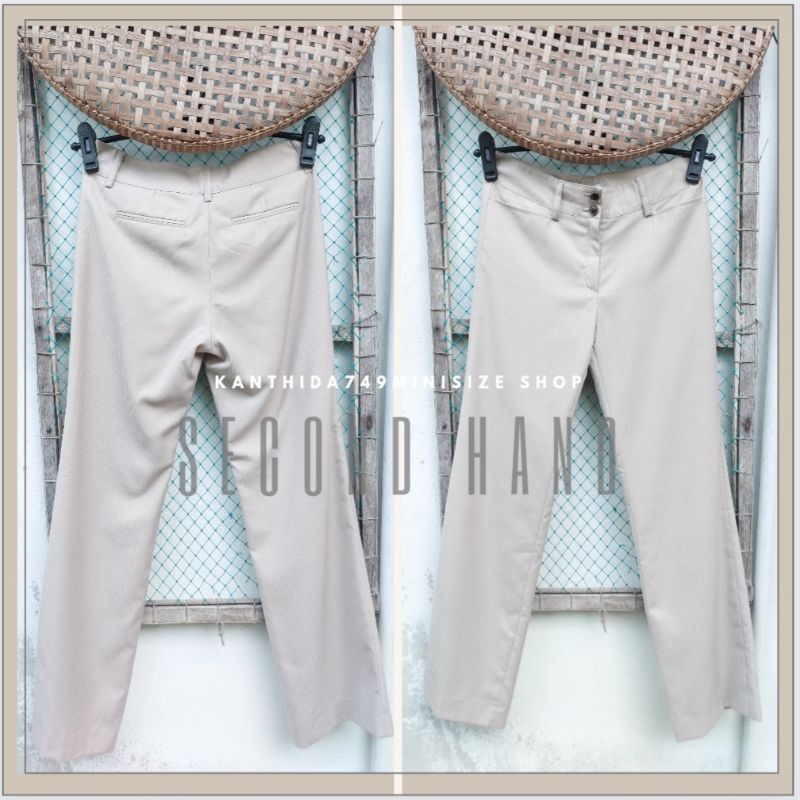 กางเกงขายาวมือสองป้ายP&Dสภาพดี