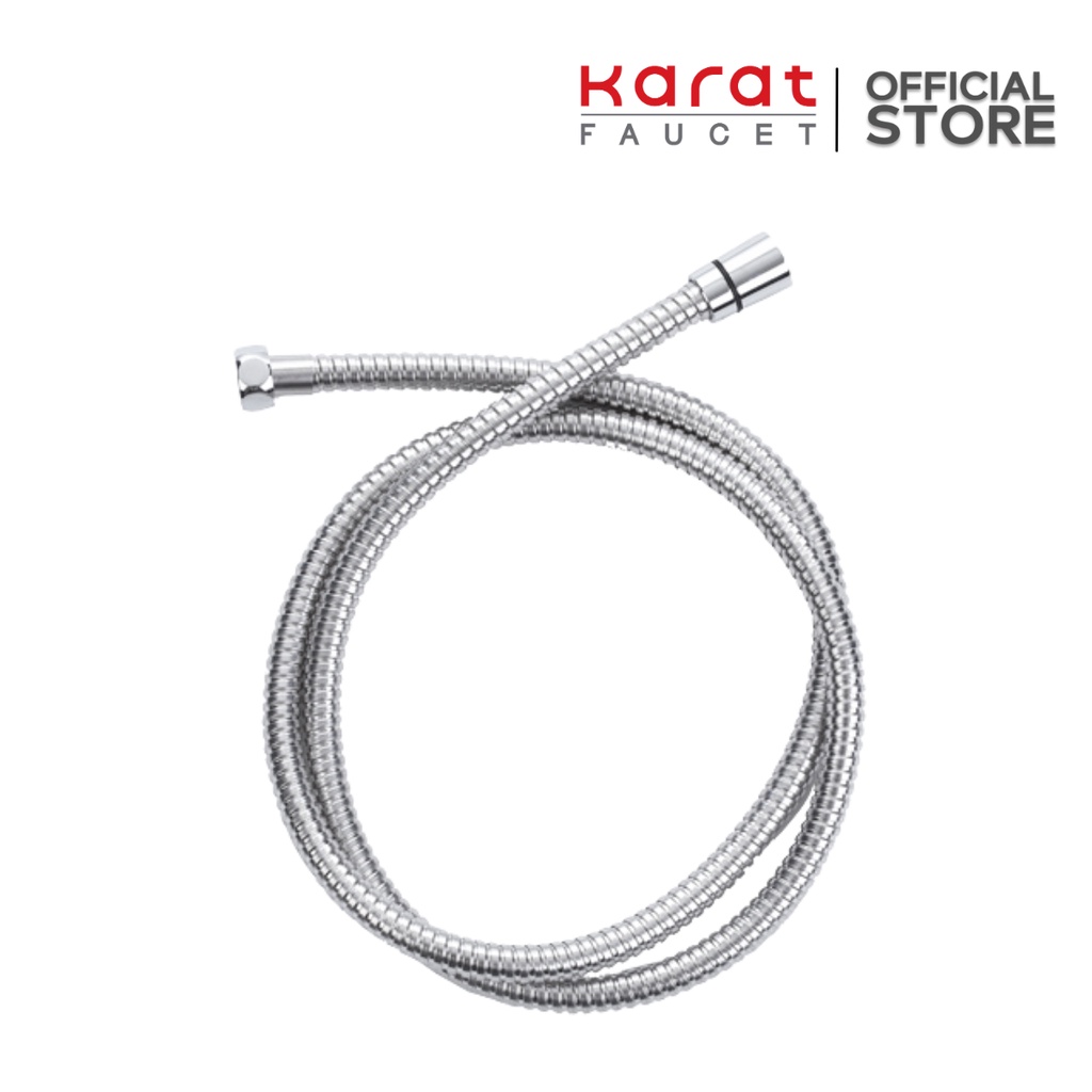 Karat Faucet สายของหัวฉีดชำระสีโครเมี่ยม สแตนเลส 304 ยาว 120 ซม. รุ่น KA-04-307-50