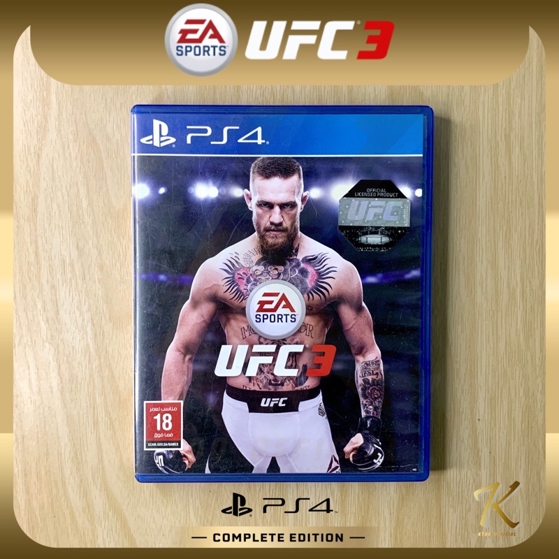 แผ่นเกมส์ PS4 : UFC 3 มือ2 ราคาถูก พร้อมส่ง!!!