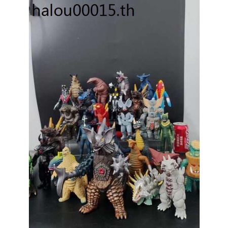 ขายดี ตุ๊กตาอุลตร้าแมน Terrant Spark Monster Bandai พร้อมการ์ด Monster Soft Gum King Red Jeton Larva Ultraman