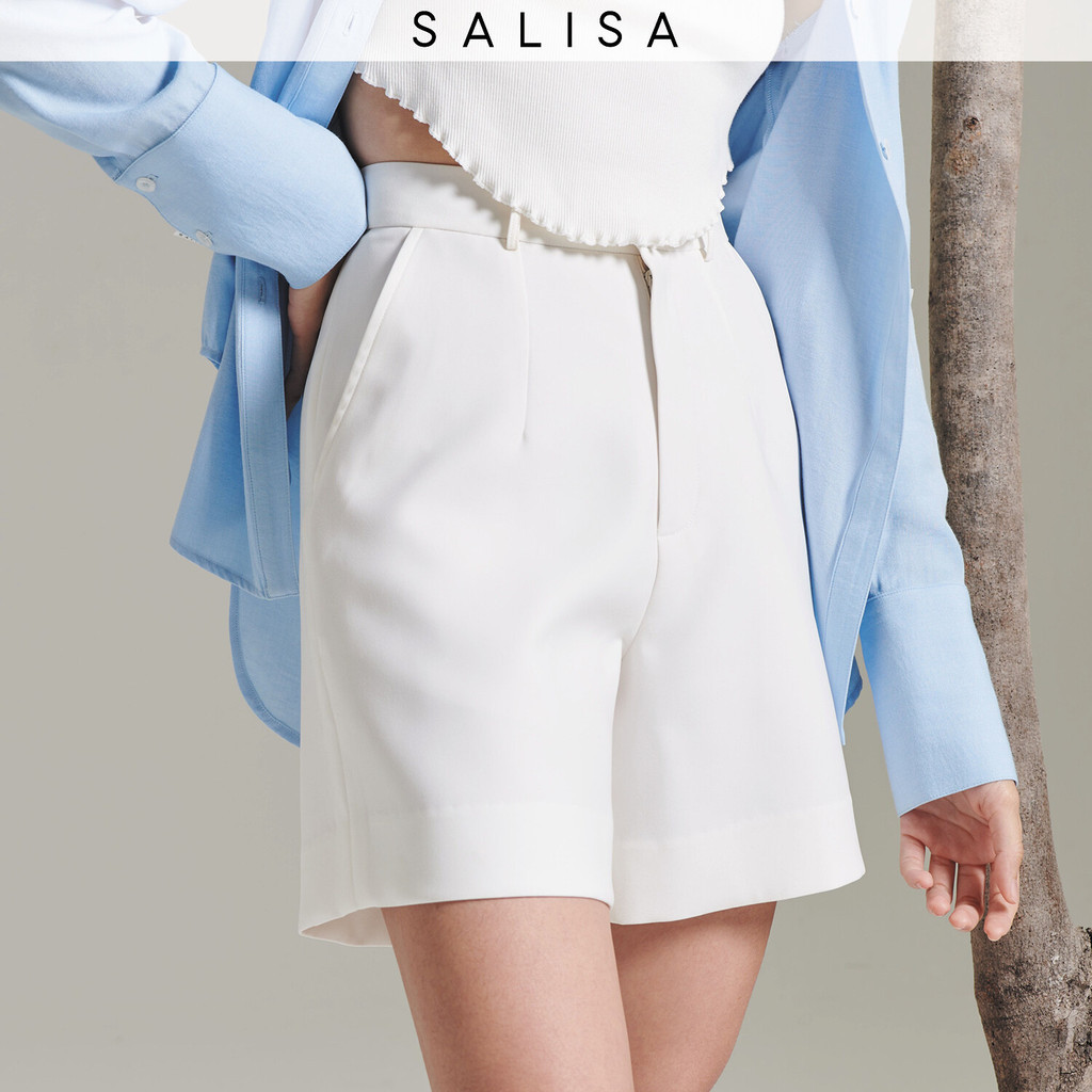 SALISA - SHORTS white กางเกงขาสั้น