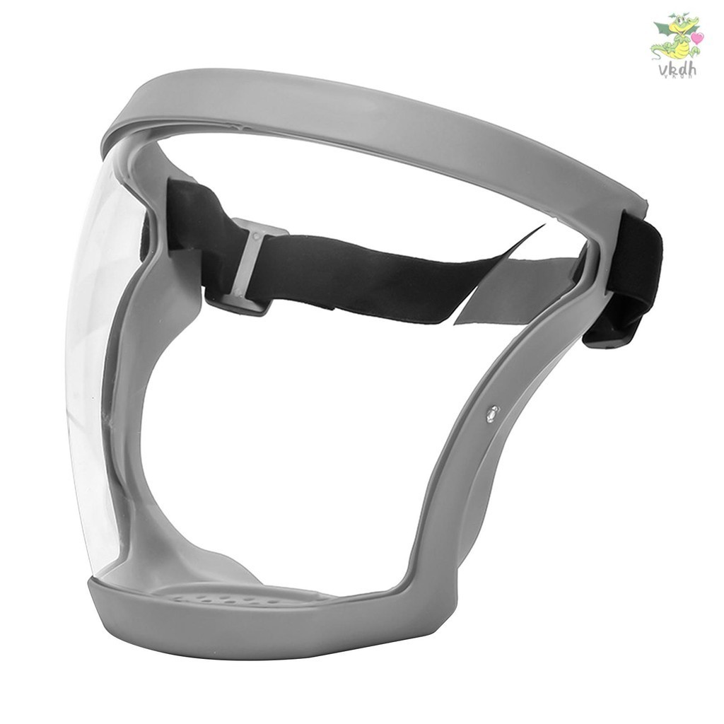VK Full Face Shield Clear Protective Face Cover Anti Fog Waterproof Windproof Breathable Safety Face Shield