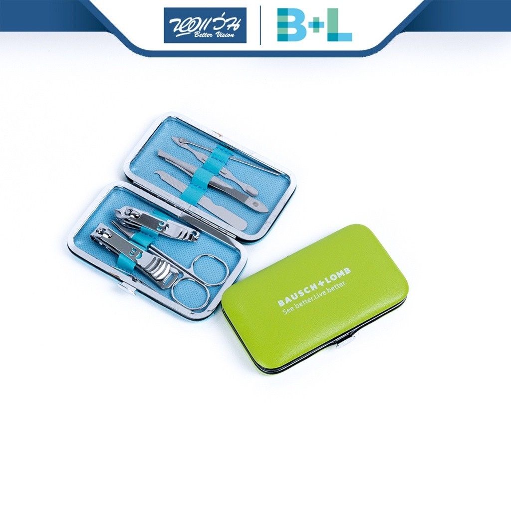 [สินค้าของแถม] Bausch & Lomb ชุดเซทกรรไกรตัดเล็บ