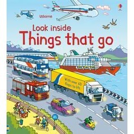DKTODAY หนังสือ USBORNE LOOK INSIDE THINGS THAT GO (AGE 5+)