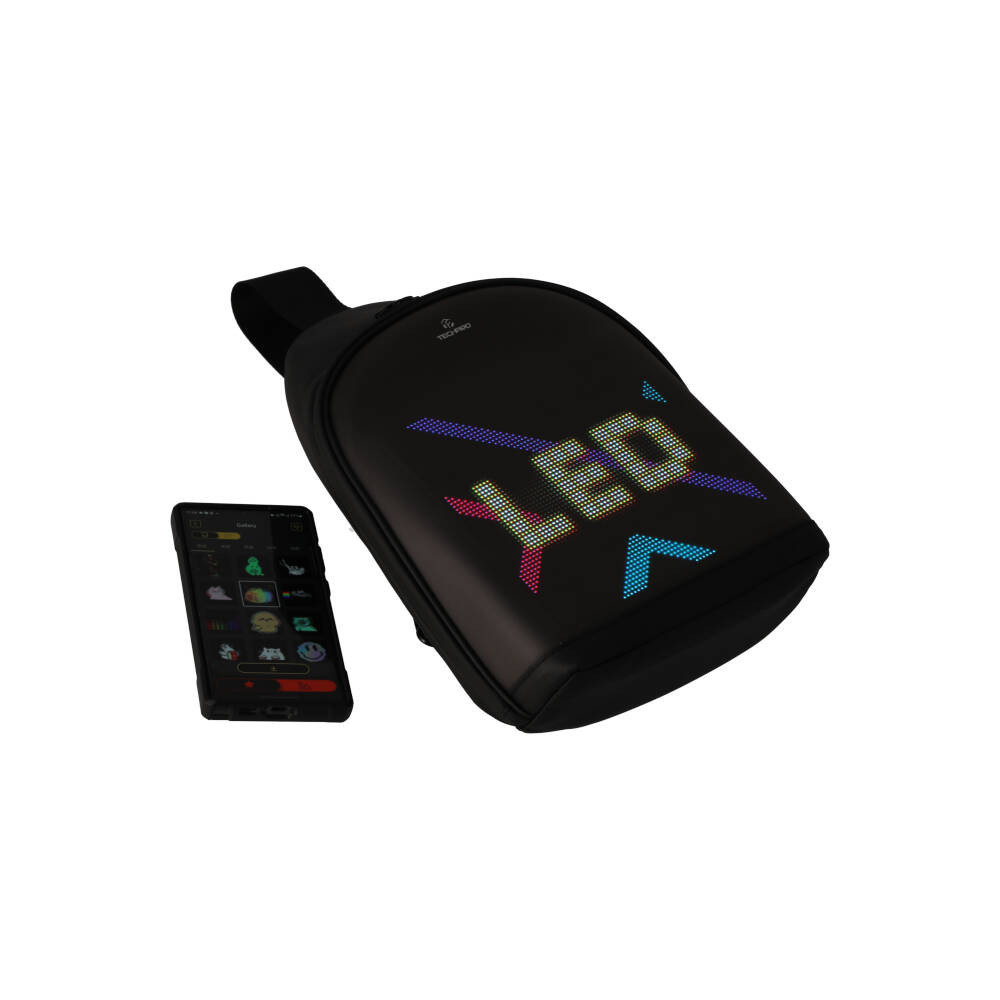 TECHPRO กระเป๋าคาดอก Pixel LED Display Crossbody Bag by Banana IT