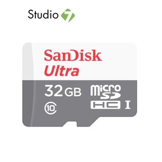 [ของแท้] การ์ดความจำ SanDisk Ultra MicroSDXC 64G,128GB 100MB/s by Studio7