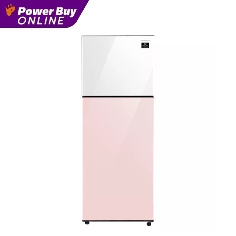 SAMSUNG ตู้เย็น 2 ประตู (14.1 คิว, สี White/Pink) รุ่น RT38K501J