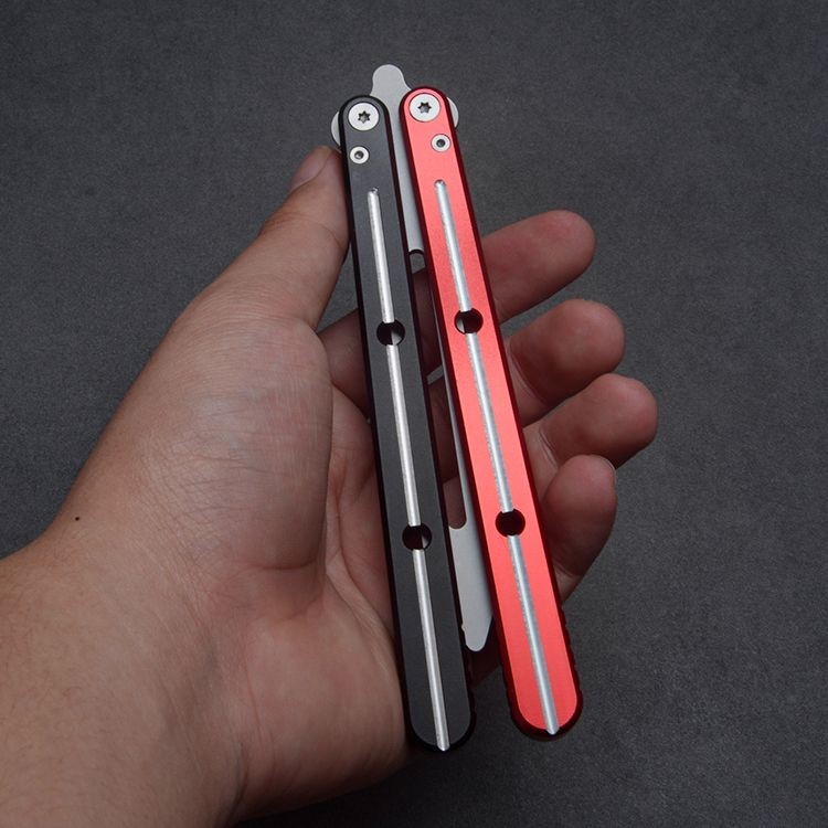 Balison อลูมิเนียมอัลลอยด์มีดบาลิซอง มีดควง มีดบาลิซอง มีดซ้อม มีดควงของเล่น คุณภาพดี ระบบบุชชิ่ง พั