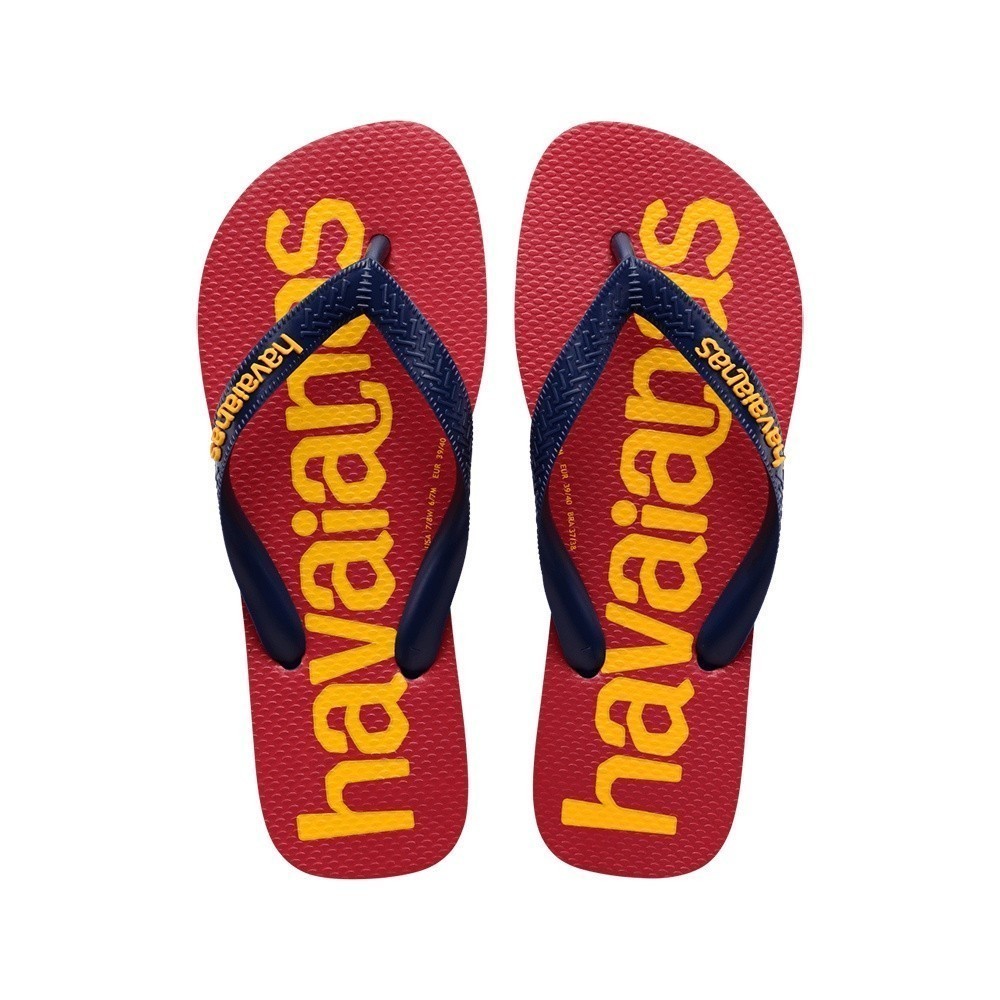 HAVAIANAS รองเท้าแตะผู้หญิง Top Logomania 2 Flip Flops MARINO 41457410555U_H3BLXX