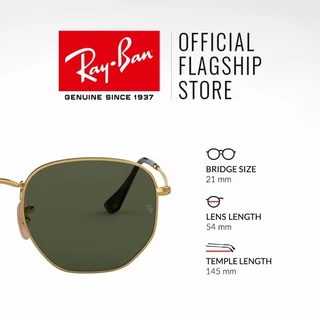 Ray-Ban Hexagonal - RB3548N 001 -sunglasses แว่นกันแดด