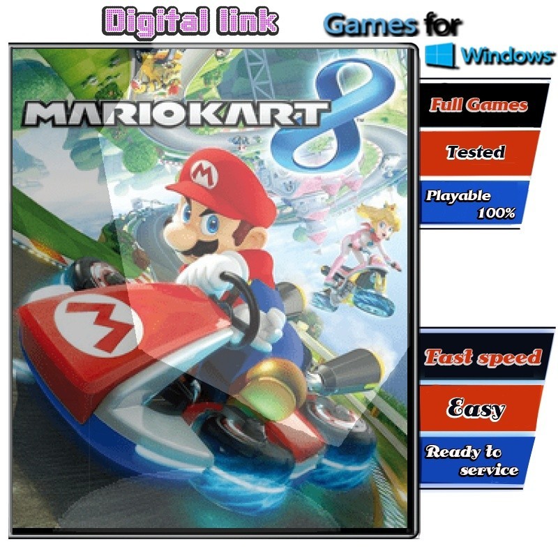 Mario Kart 8 เกม PC Game คอมพิวเตอร์ สินค้าเป็นแบบสั่งซื้อแล้ว ดาวน์โหลดไฟล์ เกม ไปเล่นได้เลย