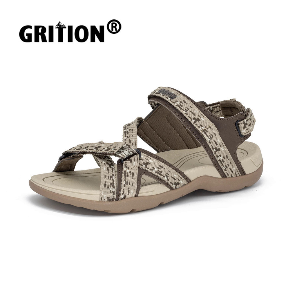 รองเท้าแตะเดินป่า GRITION GRITION สำหรับผู้หญิงรองเท้าแตะกีฬาฤดูร้อนที่สะดวกสบายน้ำหนักเบากันน้ำ CAZ1
