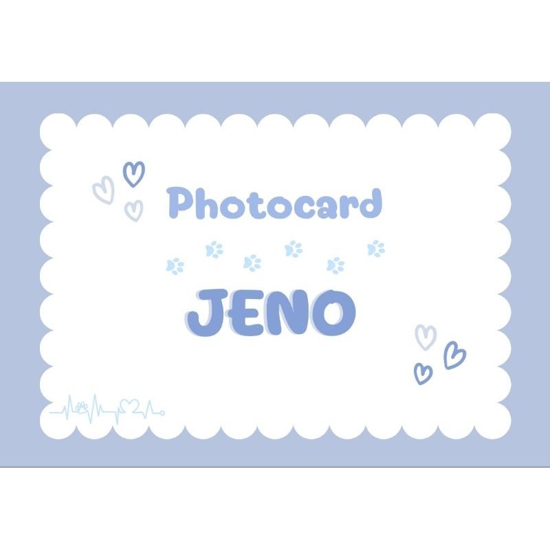 [พร้อมส่ง] การ์ด เจโน่ : JENO การ์ด OFFICIAL แท้