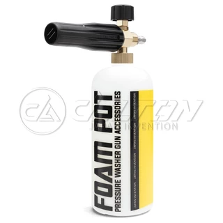 DELTON กระบอกฉีดโฟม ล้างรถยนต์ ฟองหิมะ 1 ลิตร รุ่น FS-001F ฟรี! ข้อต่อทองเหลือง 9 ชิ้น ใช้ได้กับเครื่องฉีดน้ำทุกยี่ห้อ