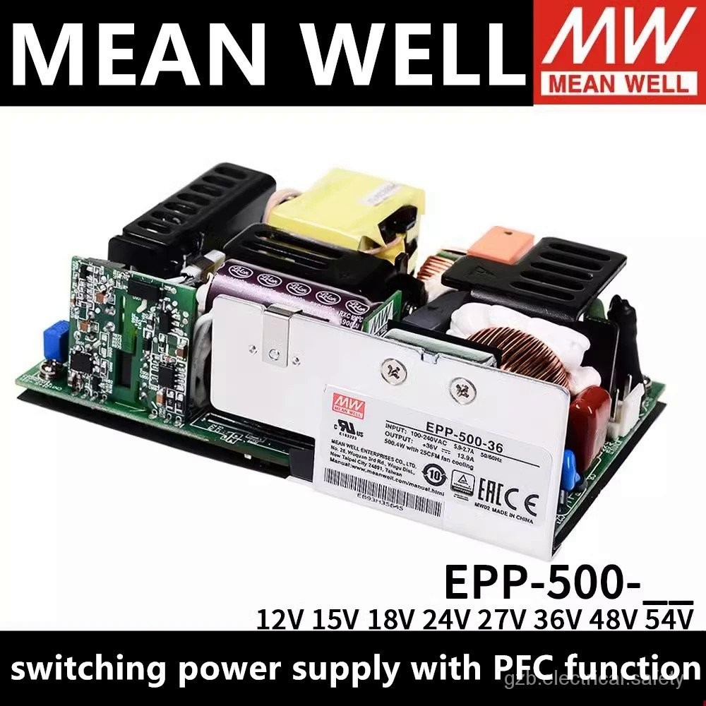 MEAN MELL EPP-500-15 EPP-500-54 EPP-500-18 EPP-500-24 EPP-500-27 Switching Power Supply MW