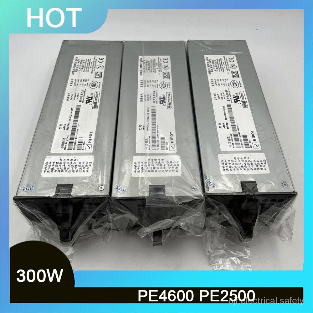 1ชิ้นเซิร์ฟเวอร์พาวเวอร์ซัพพลายสำหรับ DELL PE4600 PE2500 0HD444 0R0910 06F777 300วัตต์7000240-0003 7
