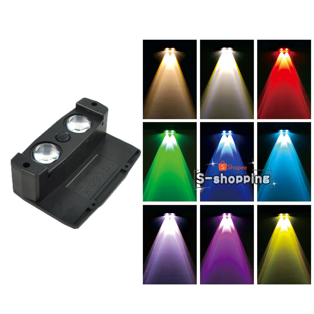 （12ระบบไฟ）ไฟโซล่าเซลล์ Solar light 2 LED ติดบันไดหน้าบ้าน รั้วบ้าน ติดผนัง เพิ่มความสวยงาม