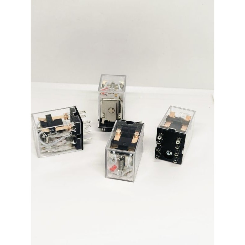 MY2N รีเลย์8ขา 5A 250VAC MY2N มีให้เลือก 12VDC, 24VDC, 24VAC, 220VAC