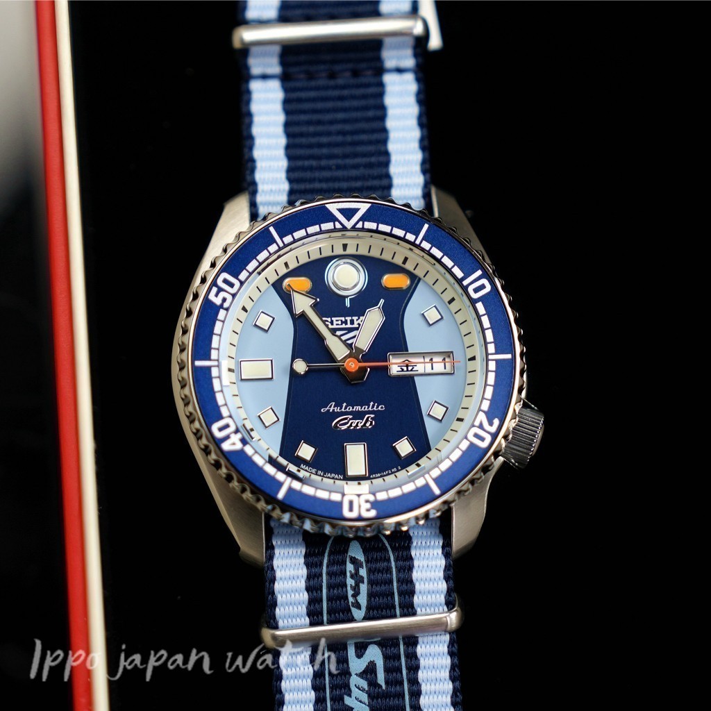 Feb JDM WATCH ★  Seiko Mechanical Watch 42.5mm No. 5 Channel Limited Nylon NATO Strap Men's Watch Women's Watch Sbsa237 Srpk37k1