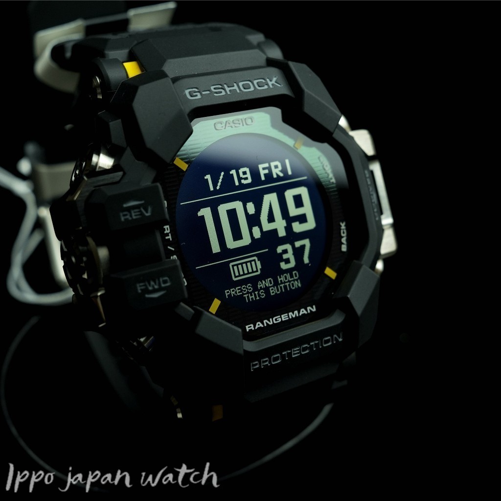 Jdm นาฬิกาข้อมือ แบบใหม่ ★ G-Shock Rangeman Gpr-H1000-1Jr Gpr-H1000-1 เครื่องวัดอัตราการเต้นของหัวใจ Gps
