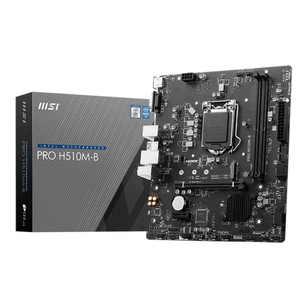 MAINBOARD MSI PRO H510M-B (DDR4) (SOCKET LGA 1200) (MICRO-ATX)