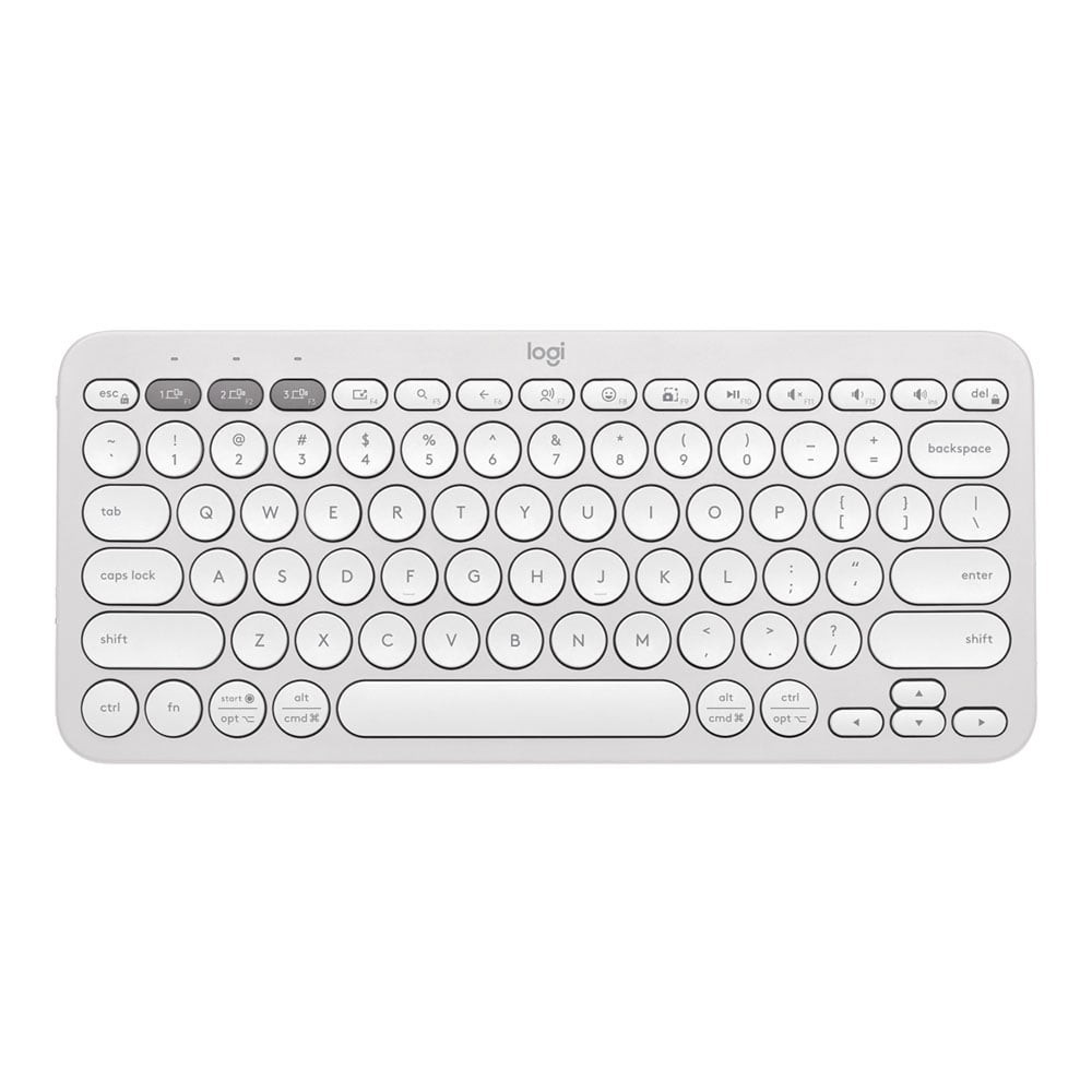 WIRELESS KEYBOARD LOGITECH BLUETOOTH K380S WHITE EN/TH