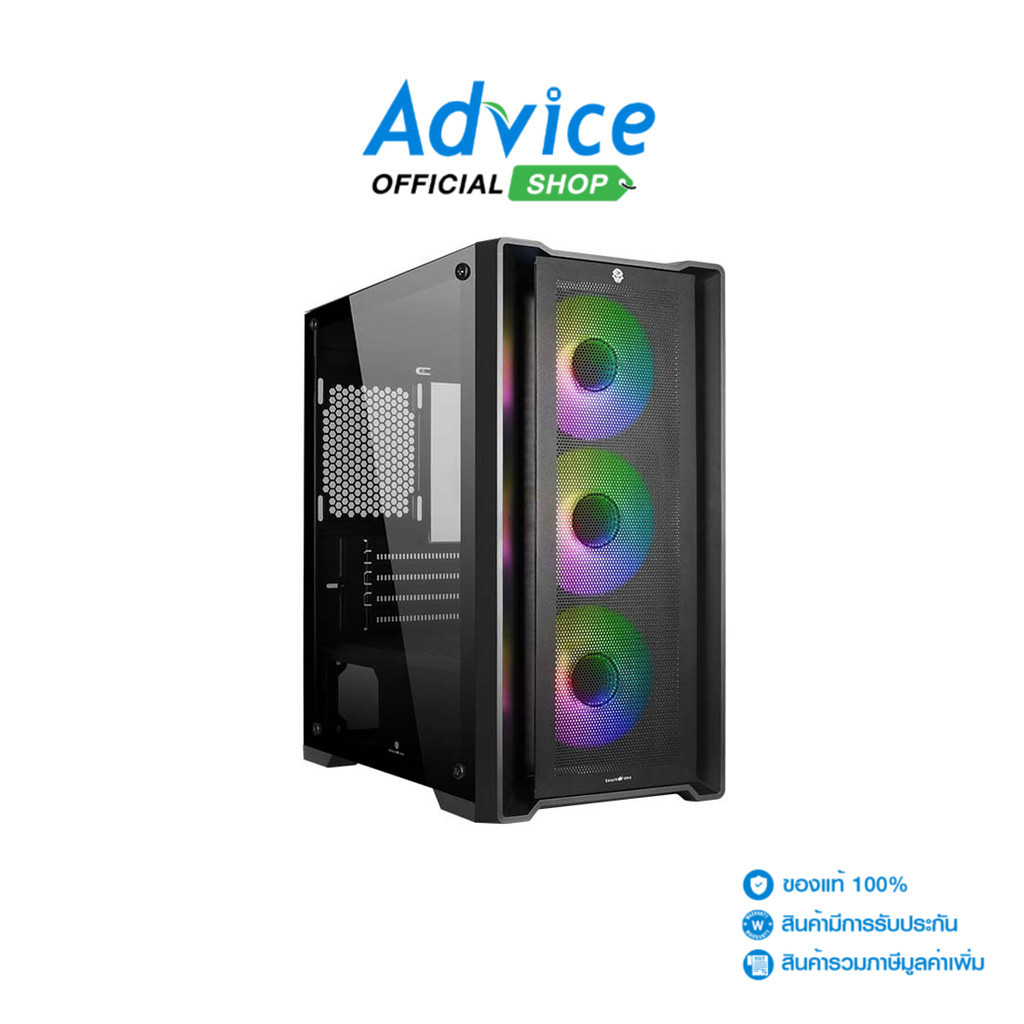 TSUNAMI mATX CASE (NP) UNLIMITED DEEPSPACE M211-F 1264*3 BLACK - A0144496