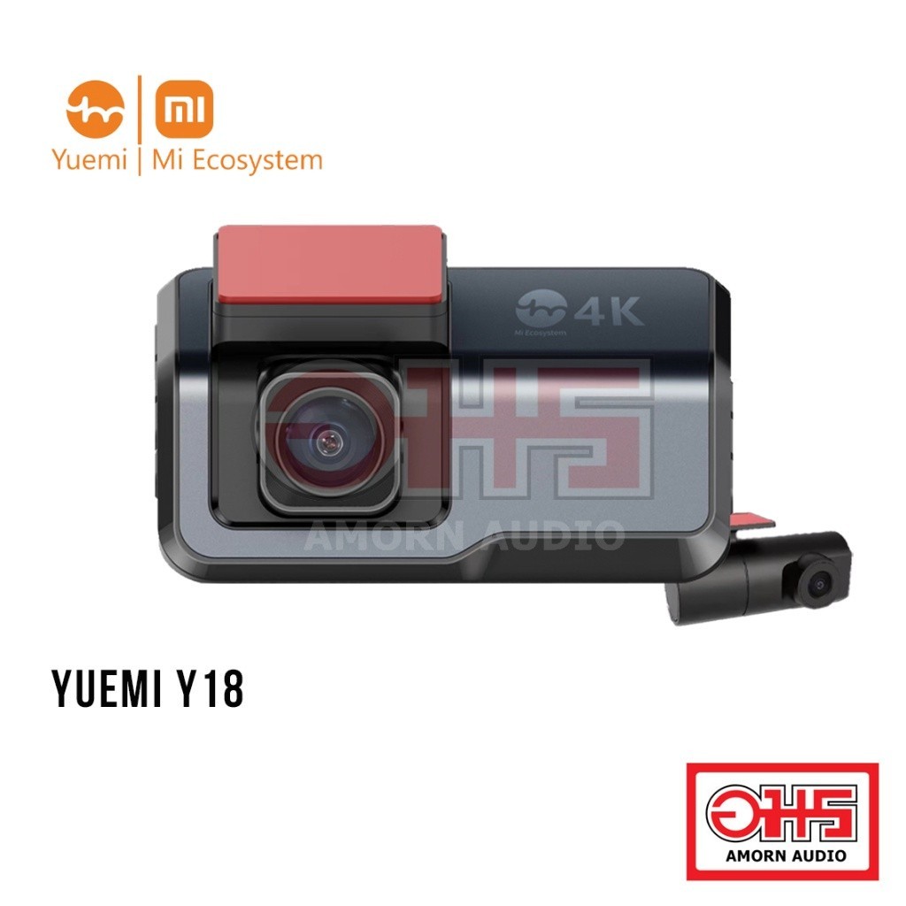 Yuemi | Mi Ecosystem Yuemi Y18 Dash Cam Car Camera กล้องติดรถยนต์ ความละเอียด 4K AMORN AUDIO