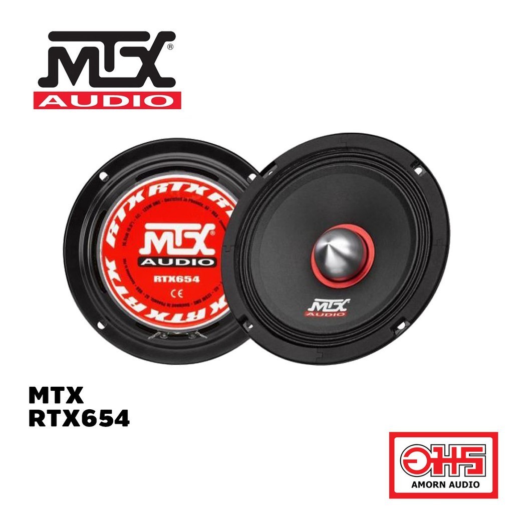 MTX RTX654 เครื่องเสียงรถยนต์ ลำโพงเสียงกลาง 6.5นิ้ว 1คู่ AMORNAUDIO อมรออดิโอ