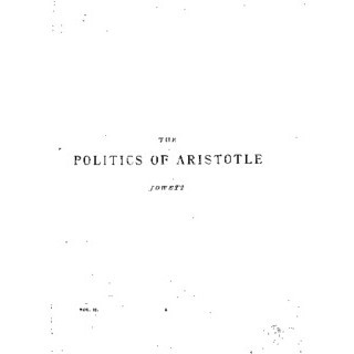 POLITICS OF ARISTOTLE - 2004 eBook