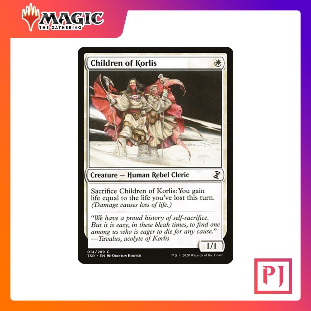 [MTG] Children of Korlis [TSR] [WHITE] [COMMON] [NORMAL] [ENG] (การ์ดเมจิค / Magic the Gathering)