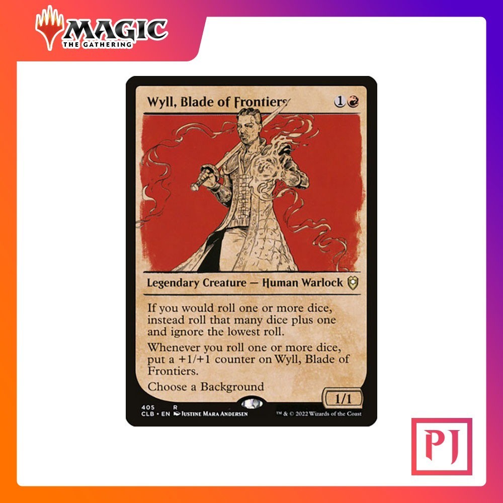 [MTG] Wyll, Blade of Frontiers (Showcase) [CLB] [RED] [RARE] [NORMAL] [ENG] (การ์ดเมจิค / Magic the Gathering)