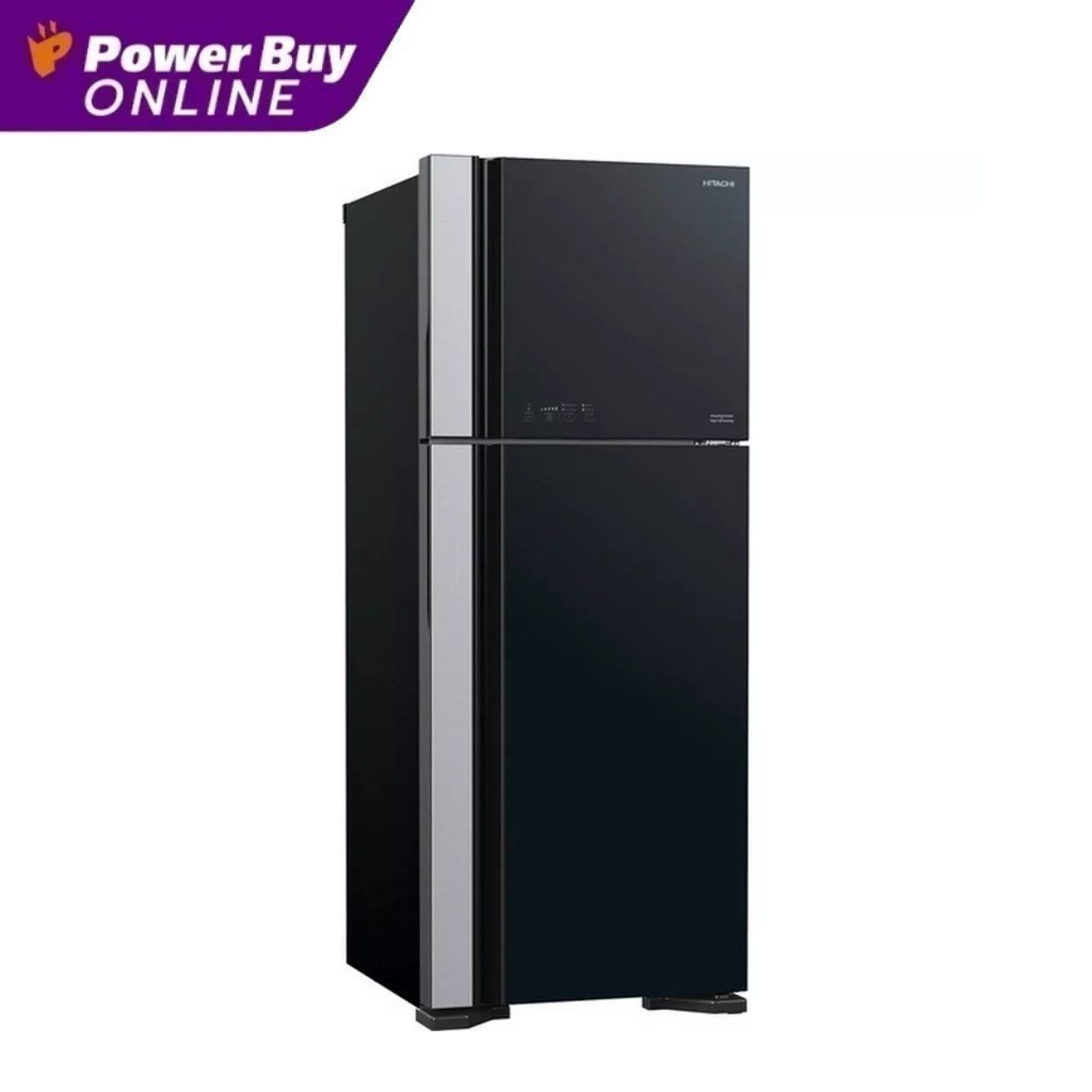 HITACHI ตู้เย็น 2 ประตู (15.9 คิว,สีดำ) รุ่น R-VG450PDX GBK