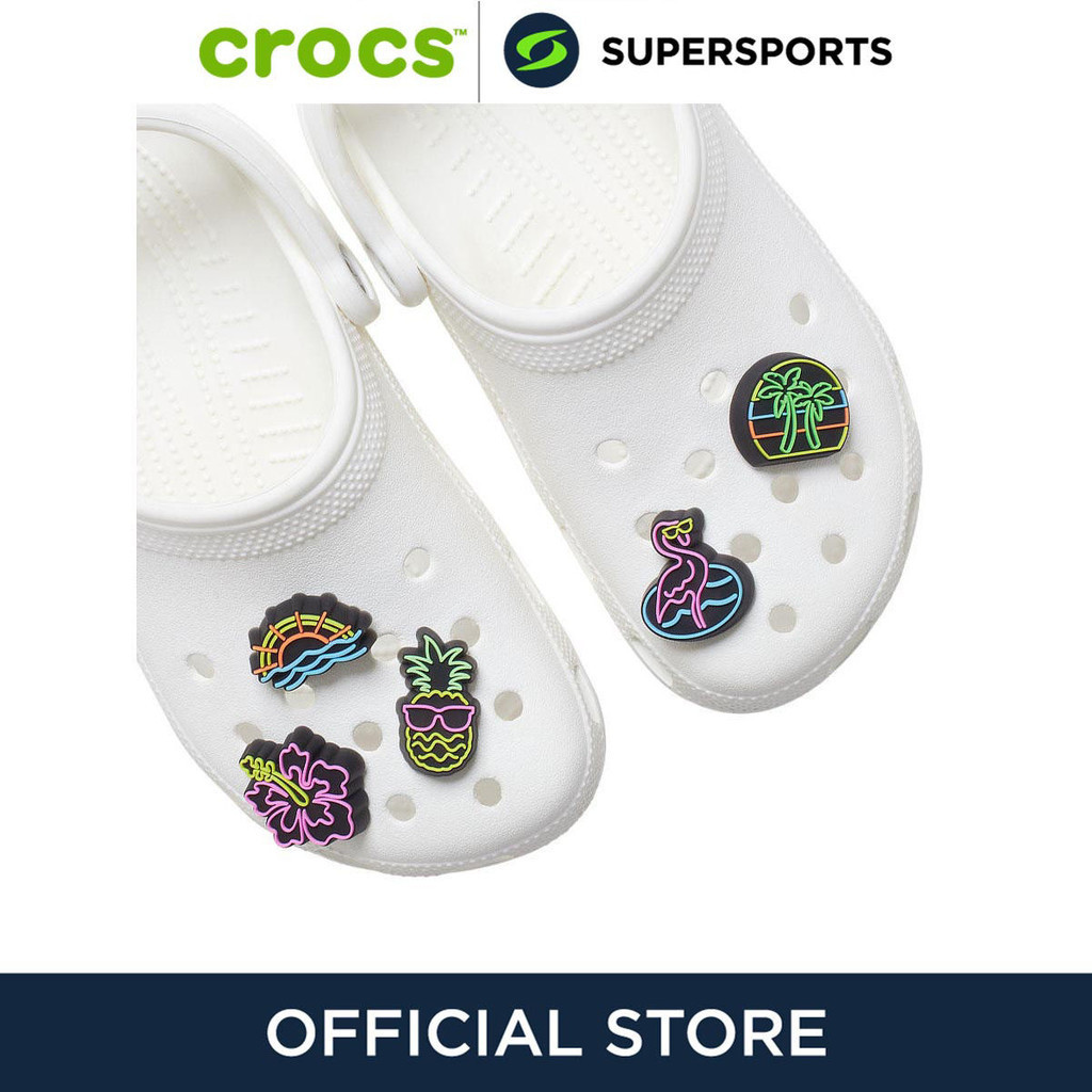 CROCS Jibbitz Lights Up Neon 5-Pack ตัวติดรองเท้า
