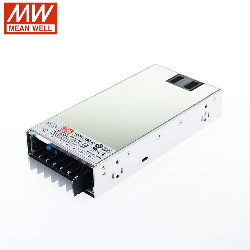 ☆MEAN WELL HRPG-450-48 450W 48V Switching Power Supply 110V/220VAC ถึง48V DC 9.5A 450W Meanwell หม้อแปลงไฟฟ้า PFC