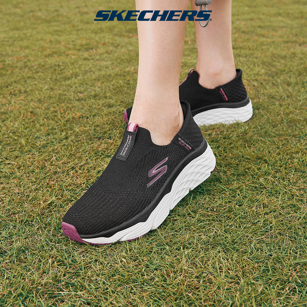 Skechers สเก็ตเชอร์ส รองเท้า ผู้หญิง Slip-Ins Max Cushioning Elite Shoes - 128571-BKBU