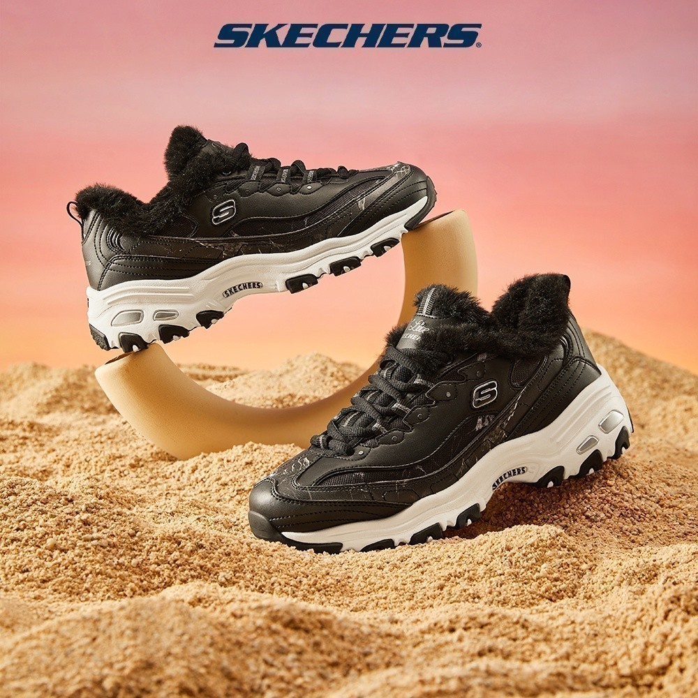 Skechers สเก็ตเชอร์ส รองเท้า ผู้หญิง Sport D'Lites 1.0 Shoes - 896048-BLK