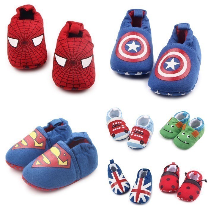 ส่งไว!  ⭐⭐⭐ AD220 รองเท้าเด็ก รองเท้าหัดเดิน ยางยืด (มีกันลื่น)