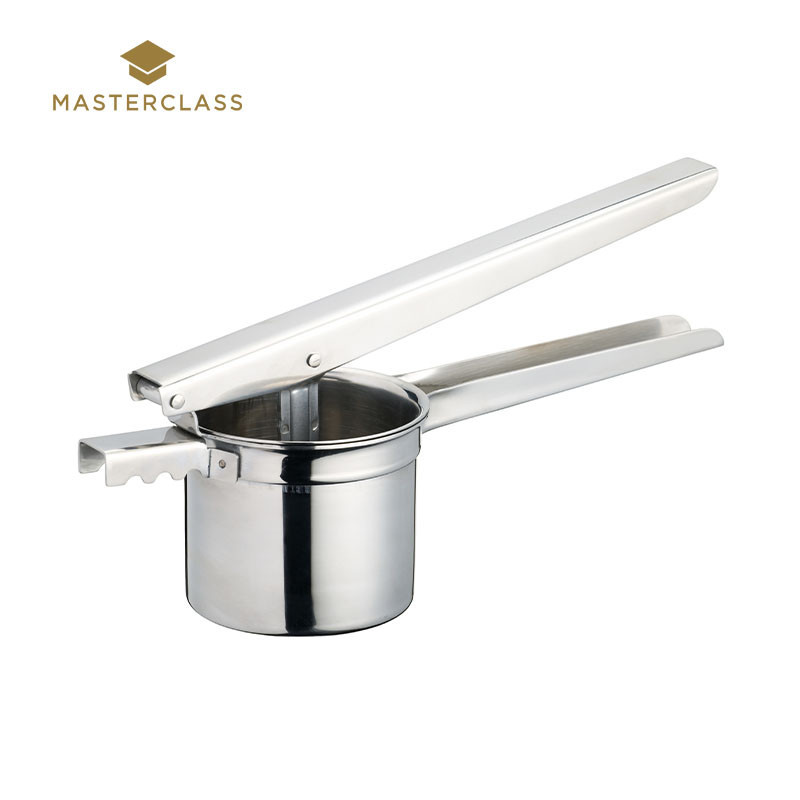MasterClass Deluxe Stainless Steel Kitchen Potato Ricer and Juice Press , 31 cm (12")