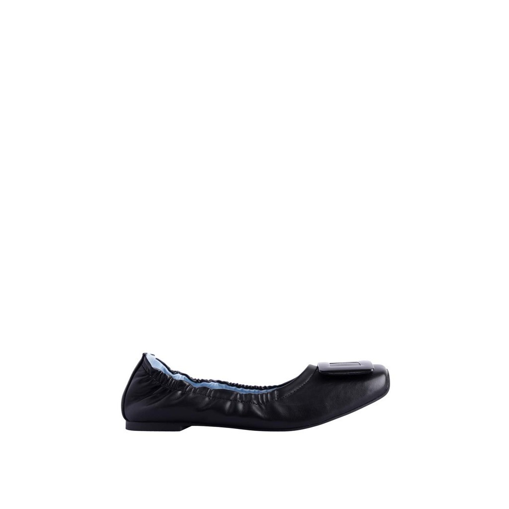 Villains SF BUCKLE BALLET Comfort Ballet Flats รองเท้าบัลเล่ต์ส้นแบนใส่สบายผู้หญิง ส้นสูง 0.4"