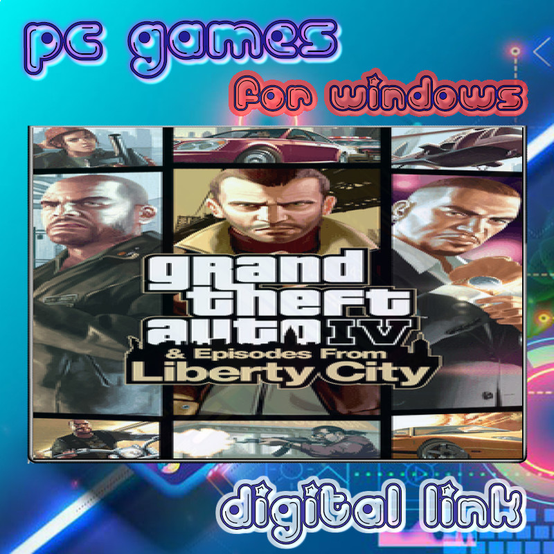 เกมคอมพิวเตอร์ GTA / Grand Theft Auto IV Complete Edition Game PC แบบสั่งซื้อแล้วโหลดไฟล์ ไปเล่นได้เลย ไม่ยุ่งยาก