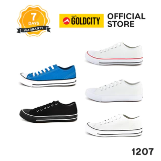 GOLDCITY รองเท้าผ้าใบ แฟชั่น แบบผูกเชือก UNISEX ใส่สบาย น้ำหนักเบา กันลื่น (36-45) รุ่น 1207