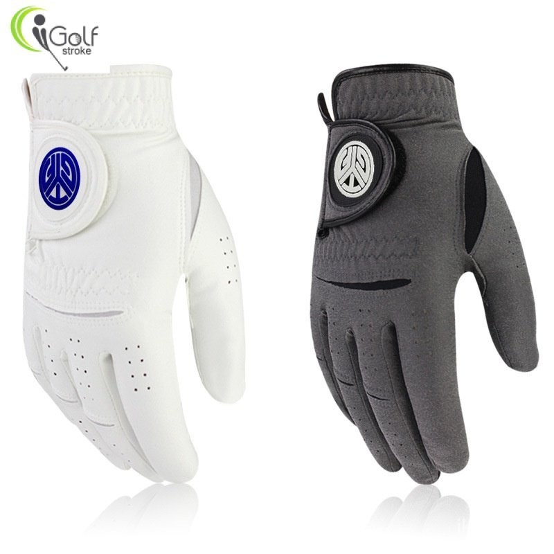 ของแท้TYGOLFถุงมือกอล์ฟผู้ชายผ้านาโนไมโครไฟเบอร์แบบบางระบายอากาศสบายและทนต่อการเสียดสีมือซ้ายและขวาข