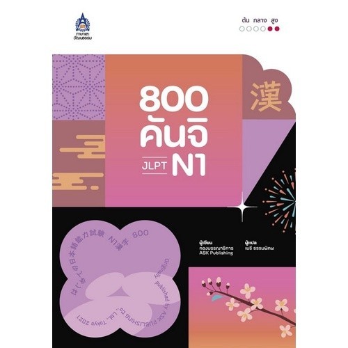 Chulabook|c111|หนังสือ|800 คันจิ JLPT N1