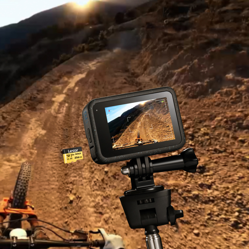 การ์ดหน่วยความจำ ไมโครเอสดีการ์ด LEXAR GOLD MICROSD CARD  256GB UHS-II U3 V60 FULL-HD 3D 4K RW280/100MB/S (LMSGOLD256G)_4