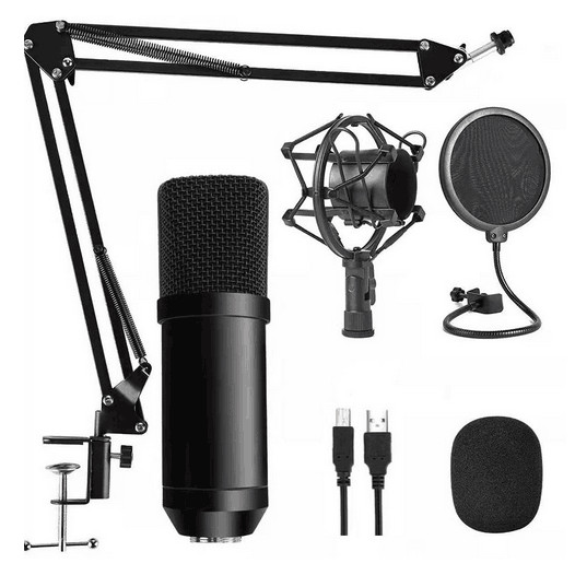 2022 High quality USB Condenser Microphone For Computer Record Game Stream Podcast With Real-time  Condenser Microphone